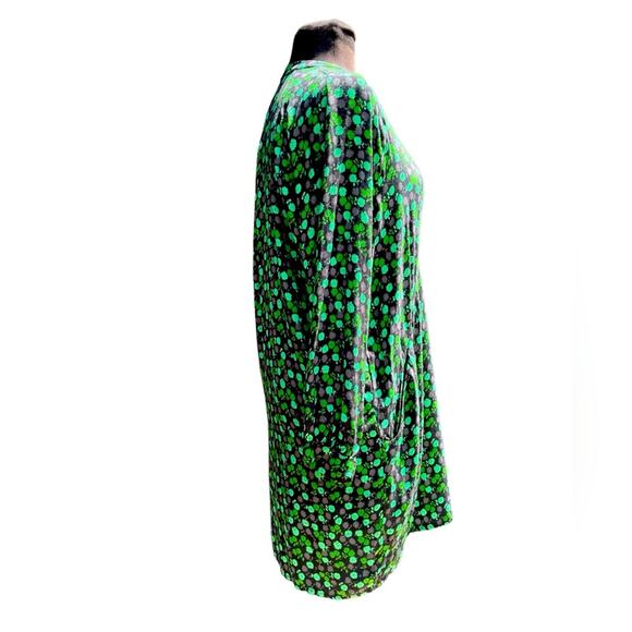 Whistles Green Winter Ditsy Sack Floral Pocket Relaxed Renewable Boho Dress S - Picture 6 of 14